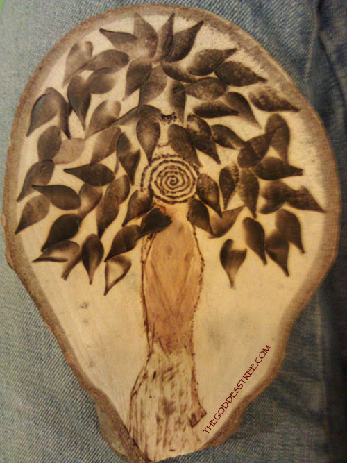 wood burned by Gwendolyn